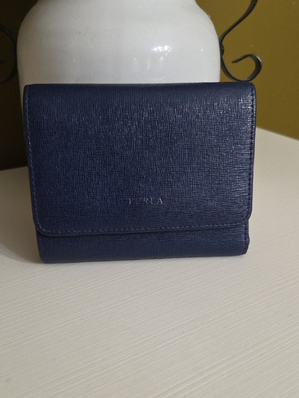 FURLA Blue  Leather Wallet